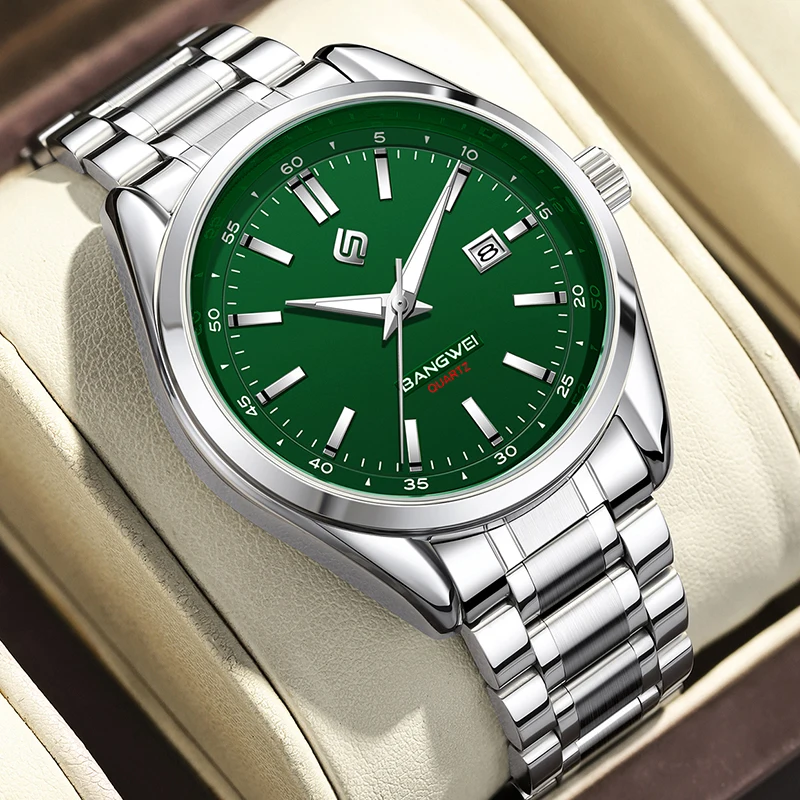 LIGE Men's Military Watch Fashion Outdoor Sport Waterproof Quartz Watches For Men Stainless Steel Luxury Date Luminous Watch Men