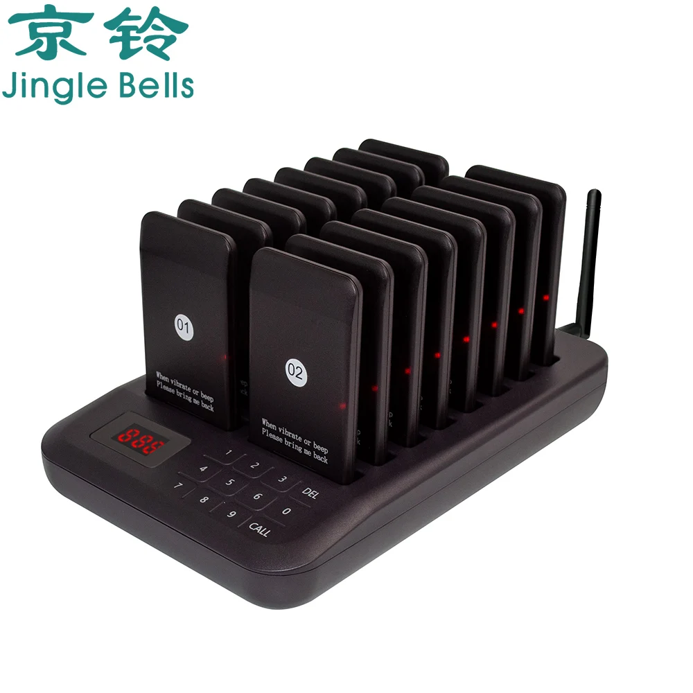 JINGLEBELLSCTP302WirelessCallingSystemBuzzerRestaurantBar16