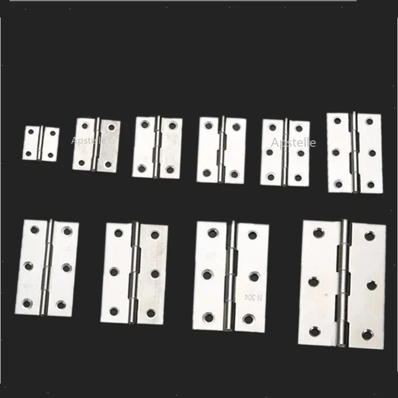 Stainless Steel Door Hinges 2Pcs 1 inch 1.5 inch 2inch 2.5 3inch 4inch