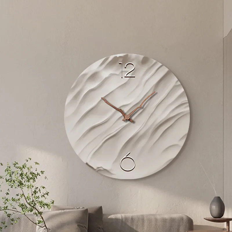 Silent Light Luxury Clock Wall Modern Free Shipping Big Size Clock Children Bedrooms Large Aesthetic Reloj De Pared Decoration