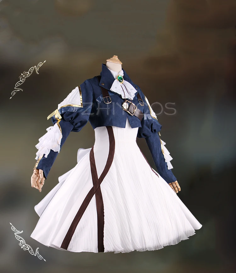 Anime Violet Evergarden Cosplay Kostüm für Frauen - Karneval/Halloween Outfit 12