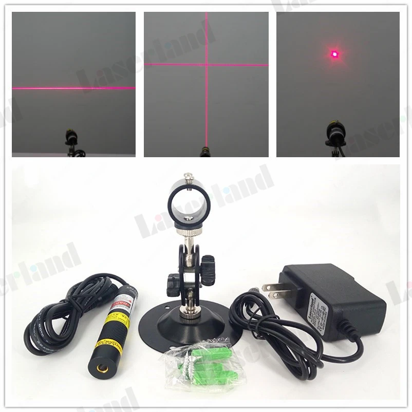 16*88mm Focusable 50mW 100mW 150mW 650nm Red DOT LINE CROSS Laser Diode ...