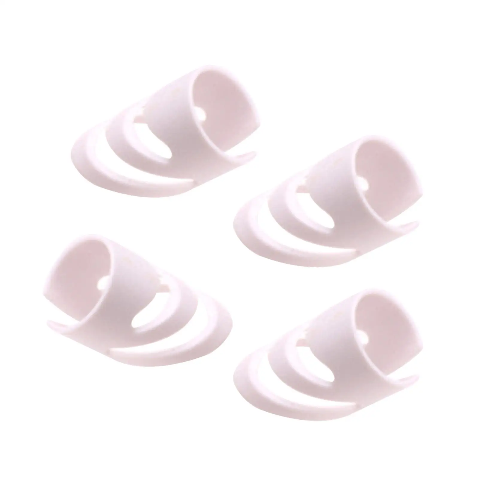 4 Pieces Guitar Finger Picks Guitar Thumb Picks Finger Caps for Ukulele Acoustic Harp Mandolin Banjo