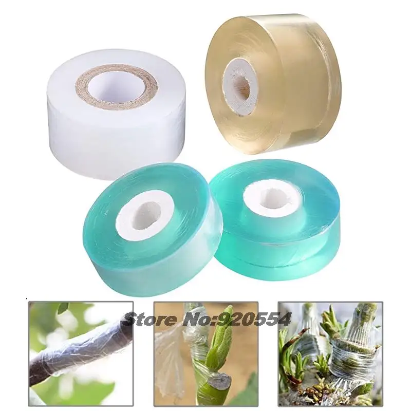 100 meters 2/3CM Grafting Tape Stretchable Self Adhesive Grafting Film Special Fruit Tree Grafting Tool Garden Bind Tape