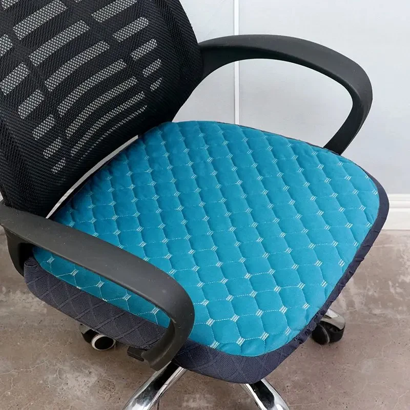 Computer Chair Cover Universal Office Swivel Seat Cover Simple and Detachable Elastic Seat Cover 5