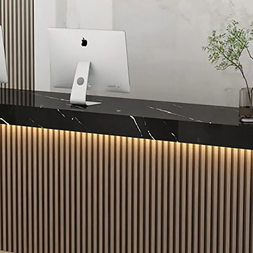 Delicacy Nordic Bar Counter Cabinet Modern Aesthetic Elegant Simple Reception Desks Unique Luxury Mostrador Commercial Furniture