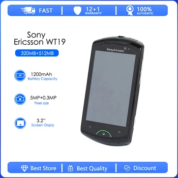 Sony Ericsson Live with Walkman WT19 Refurbished-Original  WT19i Mobile Phone Unlocked  Android GPS Wi-Fi 3.0inch Touchscreen