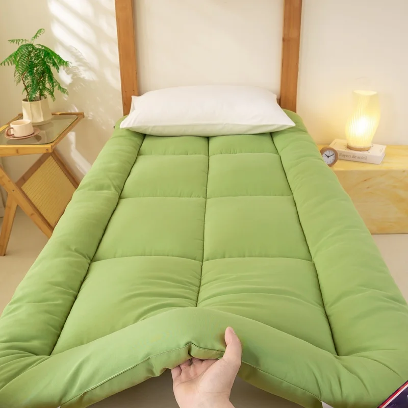 두꺼운 소프트 매트리스 다다미 침구 싱글용 기숙사 특수용 학생 기숙사 매트리스 패드 이불 2025 신규 디자인