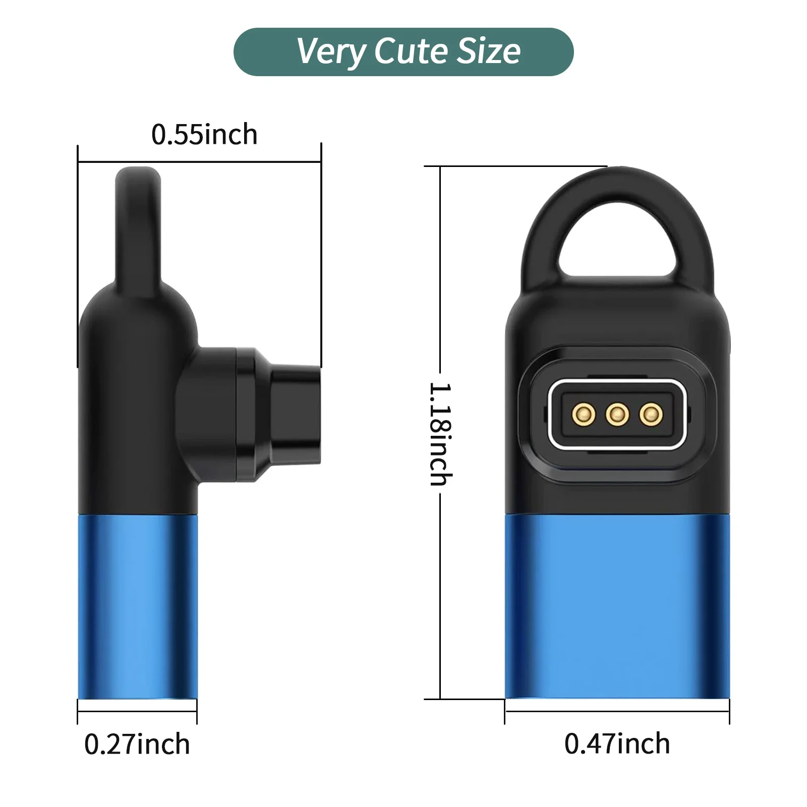 Universal USB-C 90 Degree L-Shape Charging Adapter