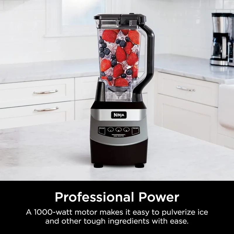Ninja NJ601AMZ Professional Blender with 1000-Watt Motor & 72 oz Dishwasher-Safe Total Crushing Pitcher for Smoothies, Shakes 5