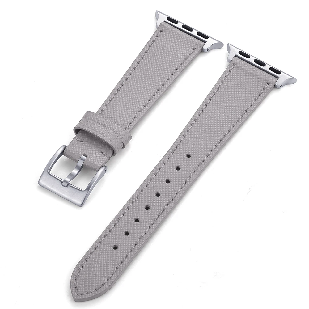 Elegant Leather Watch Strap - Premium Replacement Wristband