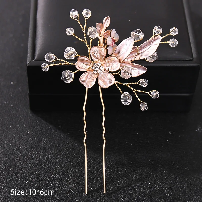 Crystal Pearl Rhinestone Hairpins Hair Clip Women Bridal Hair Accessories Party Wedding Jewelry hair accessories bridal hair accessories bridal jewelry set