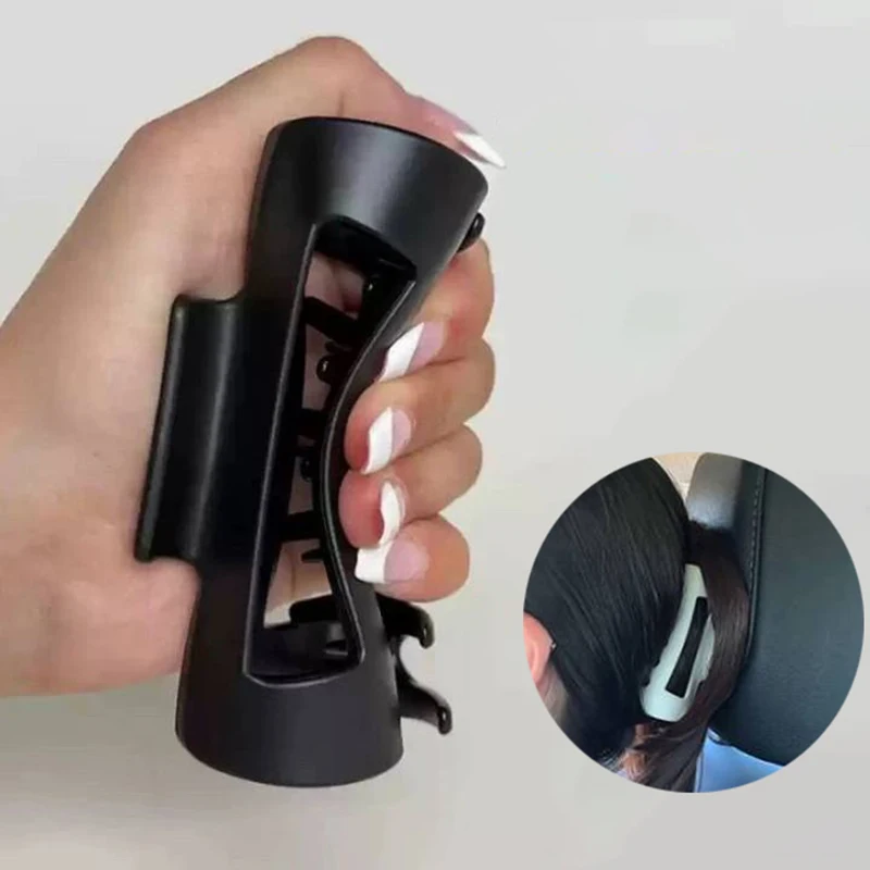 1pc Soft Hair Grab Girls Clips Silicone Hair Clips Simple Fashion Versatile Items Decorations Hair Accessories Safe Design