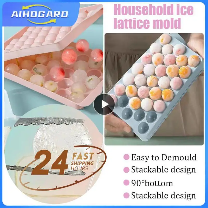 Bolo Hockey Round Rombo Ice Mold Ice Boll Tray Maker Plastica Ice Mold Ice Ball Mold Food Grade Mold Kitchen Gadge