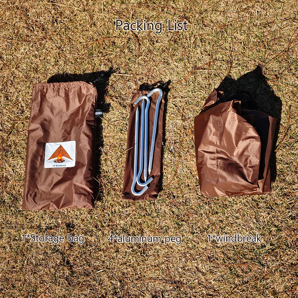 Outdoor Camping Stove Windbreak & Windshield
