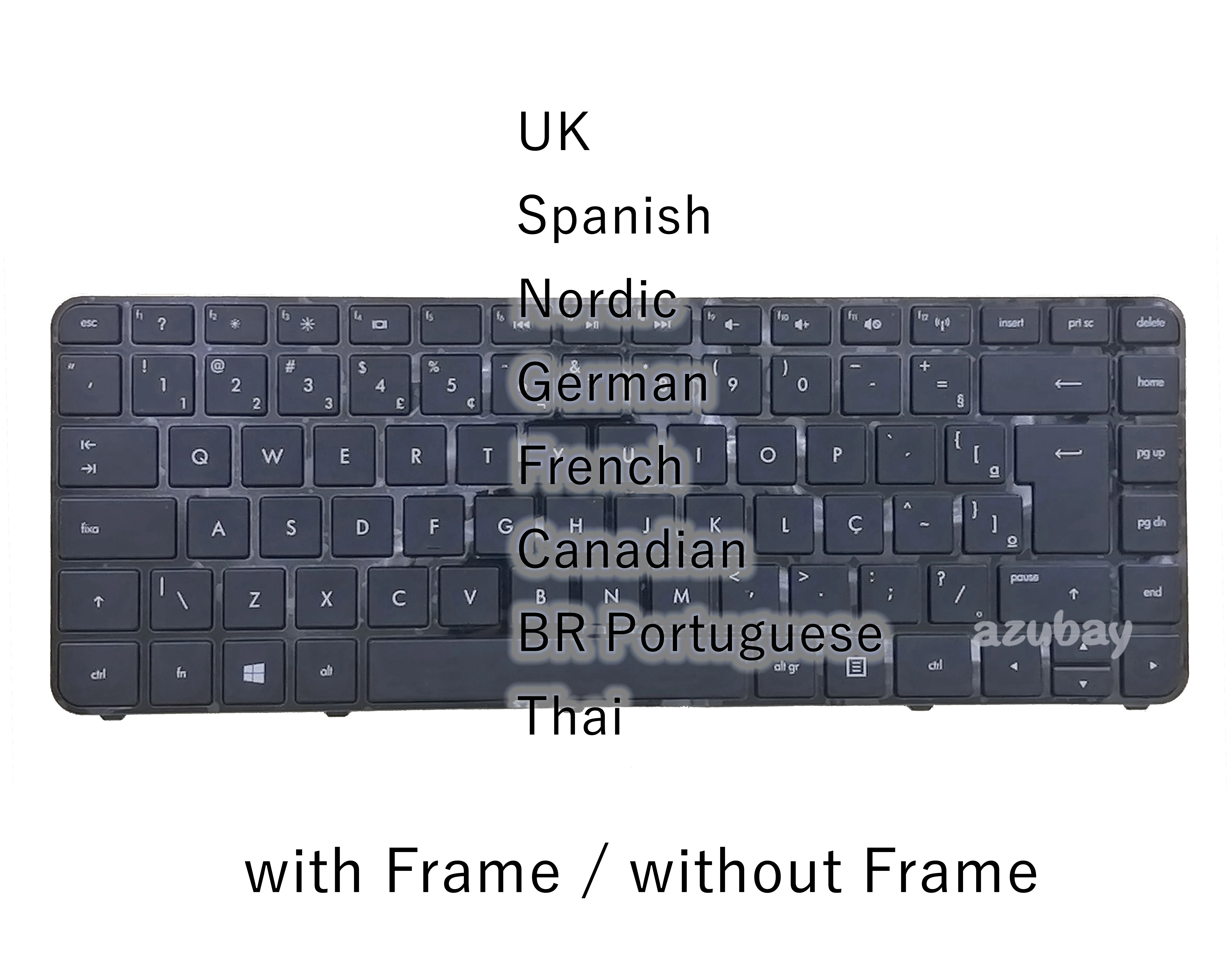 

Тайская английская испанская Скандинавская немецкая французская канадская португальская клавиатура для HP Pavilion Touchsmart 14-sleekbook Ultrabook 14-b000 Новинка