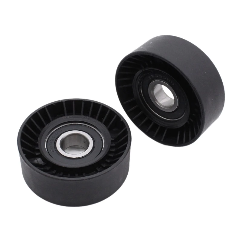 

Set of 2 Car Auxiliary Belt Idler Pulley Guide Deflection Accessories Belt Idler Pulleys Suitable for 89133 38018