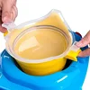 Portable Potty Training Toilet with Cartoon Pattern, Covers for Camping, Car, Outdoor Use Foldable Travel Potty Seat for Kids 6