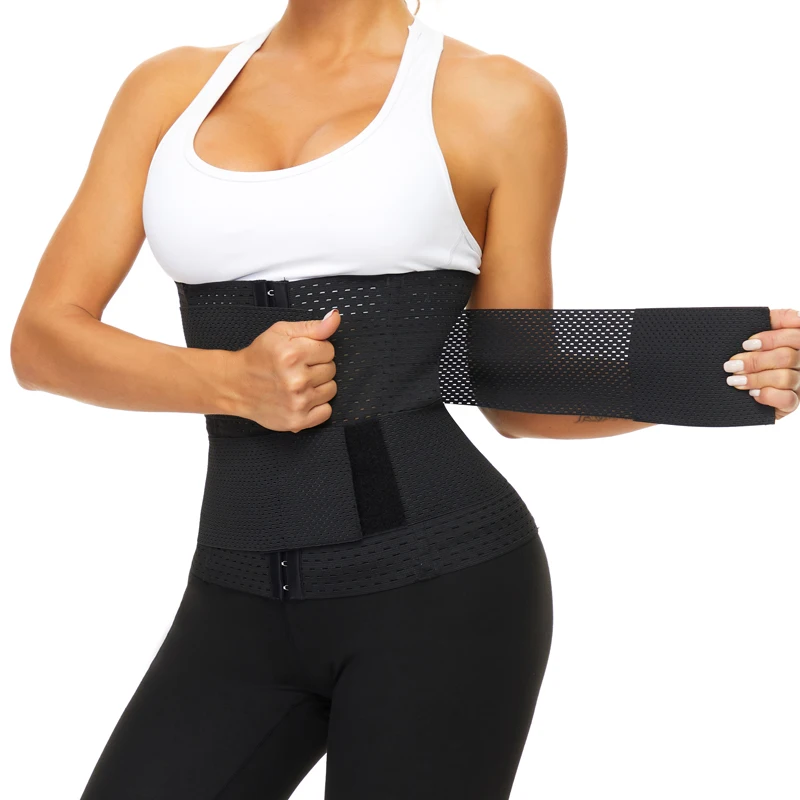 NINGMI Women Waist Cincher for Weight Loss Women Waist Trainer Belt Body Shaper Latex Slimming Belt Waist Trimmer Body Shapewear spanx shapewear
