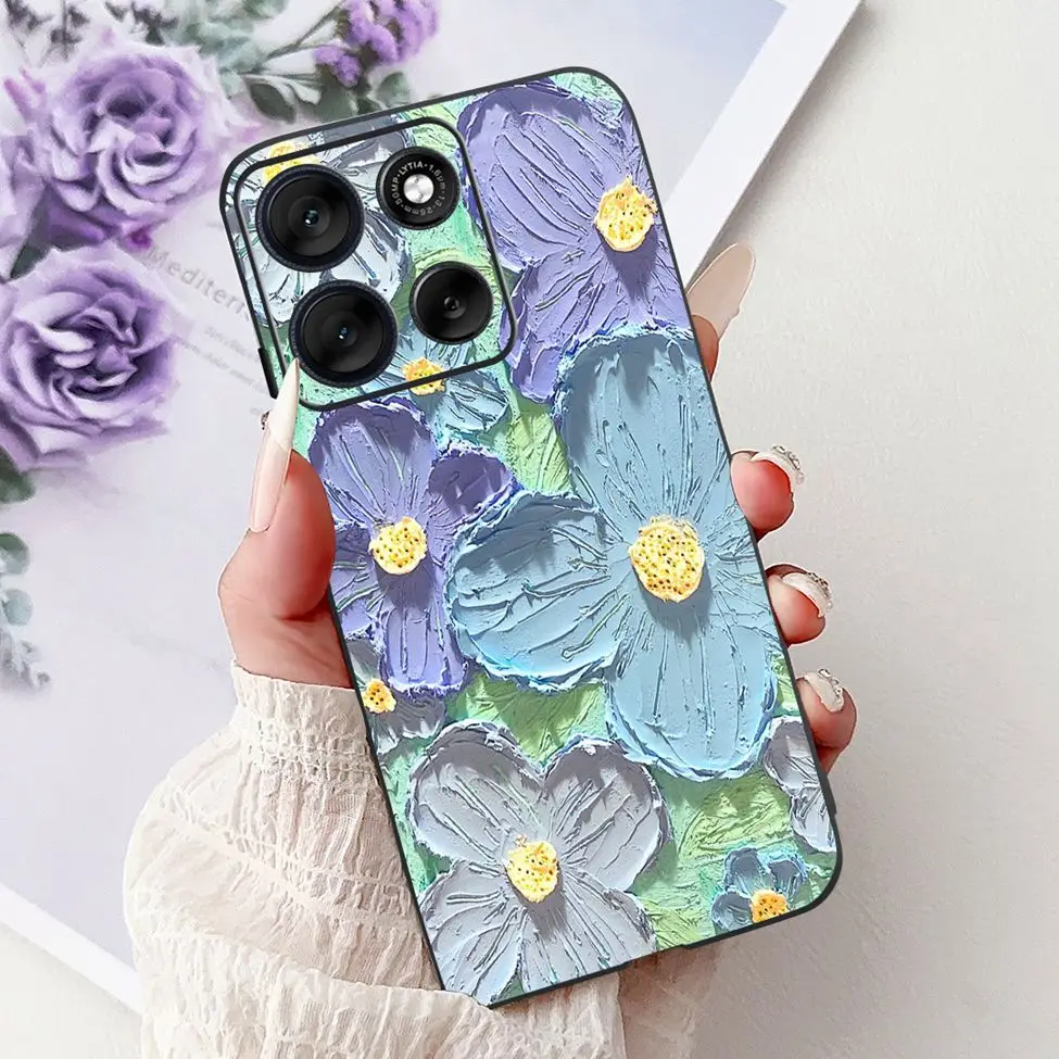 Cute Cartoon Cat & Butterfly Luxury Phone Case – Stylish Protection