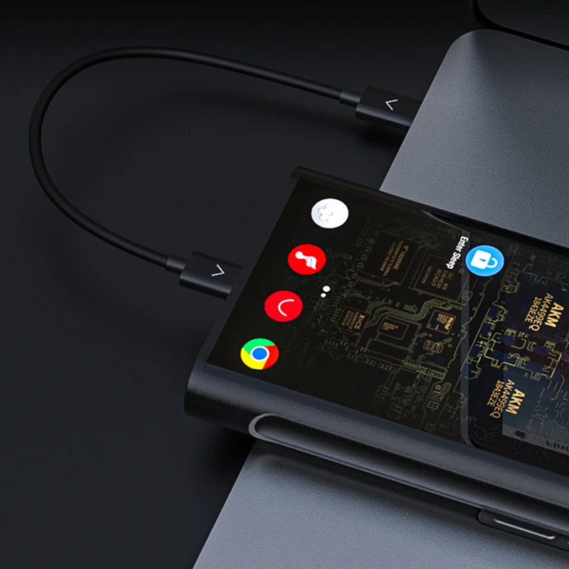 20cm USB-C to USB-C Charging/Data Cable for Android phone Connect with Music Players/BTR3/BTR5/Q3/M5 Audio Cable DAC Cables