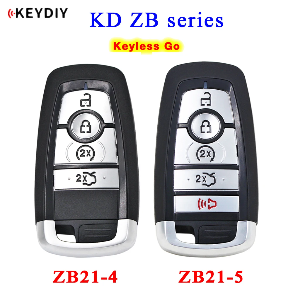 

KEYDIY Universal ZB Series Reote ZB21-4 ZB21-5 KD Smart Key for KD-X2 KD-MAX Car Key Fit More than 2000 Models