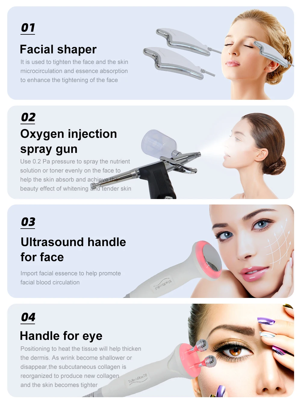 12 in 1 Water Oxygen Hydro Machine Face Lifting Deep Cleaning Dermabrasion Aqua Peeling Machine Skin Rejuvenation Small Bubble