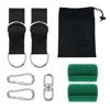 Outdoor swing hammock strapping spot wholesale encrypted polyester hammock strapping swing rope 1.5M 2M 3M set 2