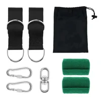 Outdoor swing hammock strapping spot wholesale encrypted polyester hammock strapping swing rope 1.5M 2M 3M set 2