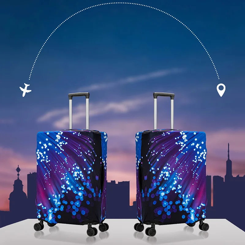 TY Doodle Luggage Cover Stretch Fabric Suitcase Protector Baggage Dust Case Cover Suitable for 18-29Inch Travel Accessories