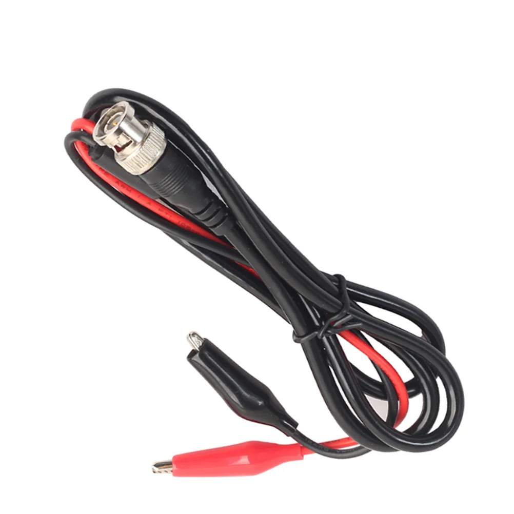 

100cm BNC to Alligator Clips Test Lead Set Oscilloscope Test Probe Leads Test Cable Lead Electrical Crocodile Clamp