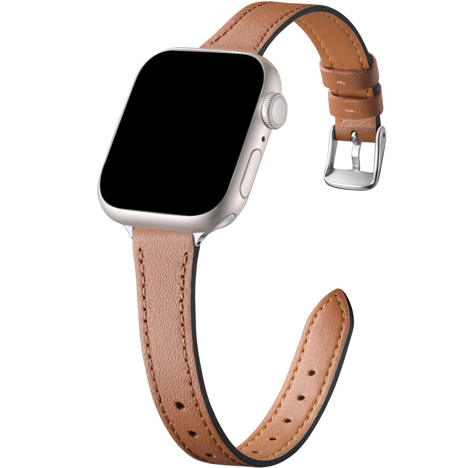 ตัวเลือกสินค้า สายรัดข้อมือหนัง PU สุดหรู สำหรับ Apple Watch