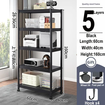 ขาตั้งเครื่องพิมพ์Rack Audio Video Mediaตู้แนวตั้งชั้นที่ถอดออกได้ชั้นวางเครื่องพิมพ์ห้องครัวเตาอบไมโครเวฟRackผู้ถือชั้นวาง 20