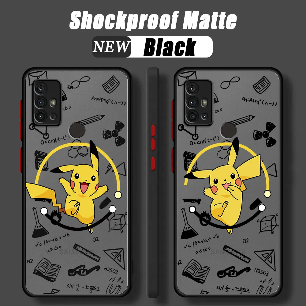 P-Pokemon P-Pikachus Custodia Per Telefono Per Redmi 9C A1 Plus 10 12 5G K40 Pro 10A 9A 9T 12C A2 10C 9 Cover Opaca Antiurto