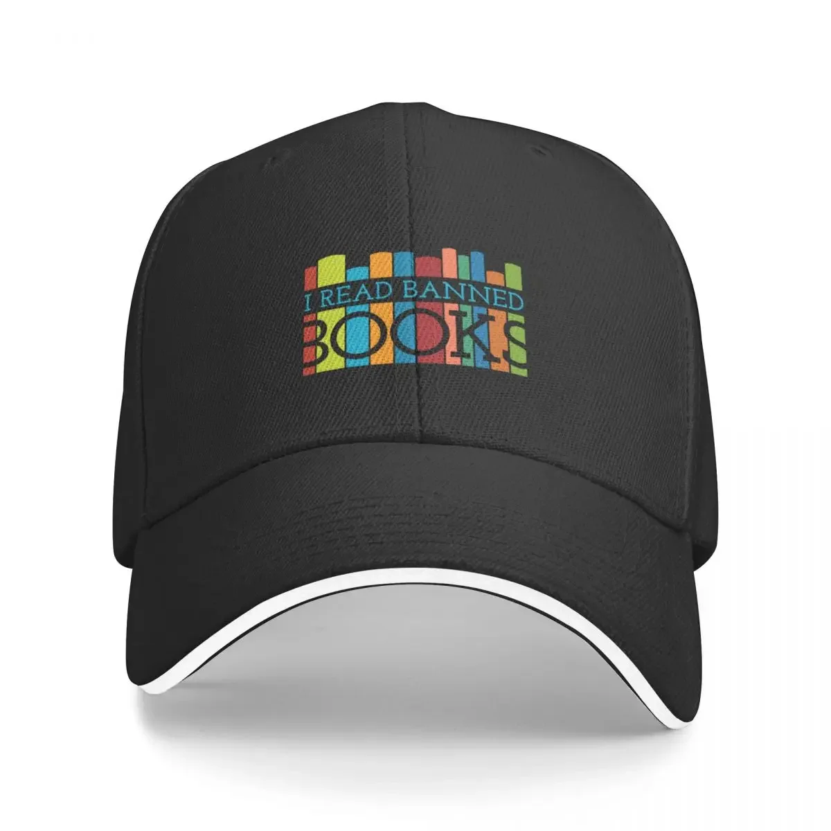 

I Read Banned Books Baseball Cap Custom Cap Sunscreen party Hat Cosplay Men Luxury Brand Women's