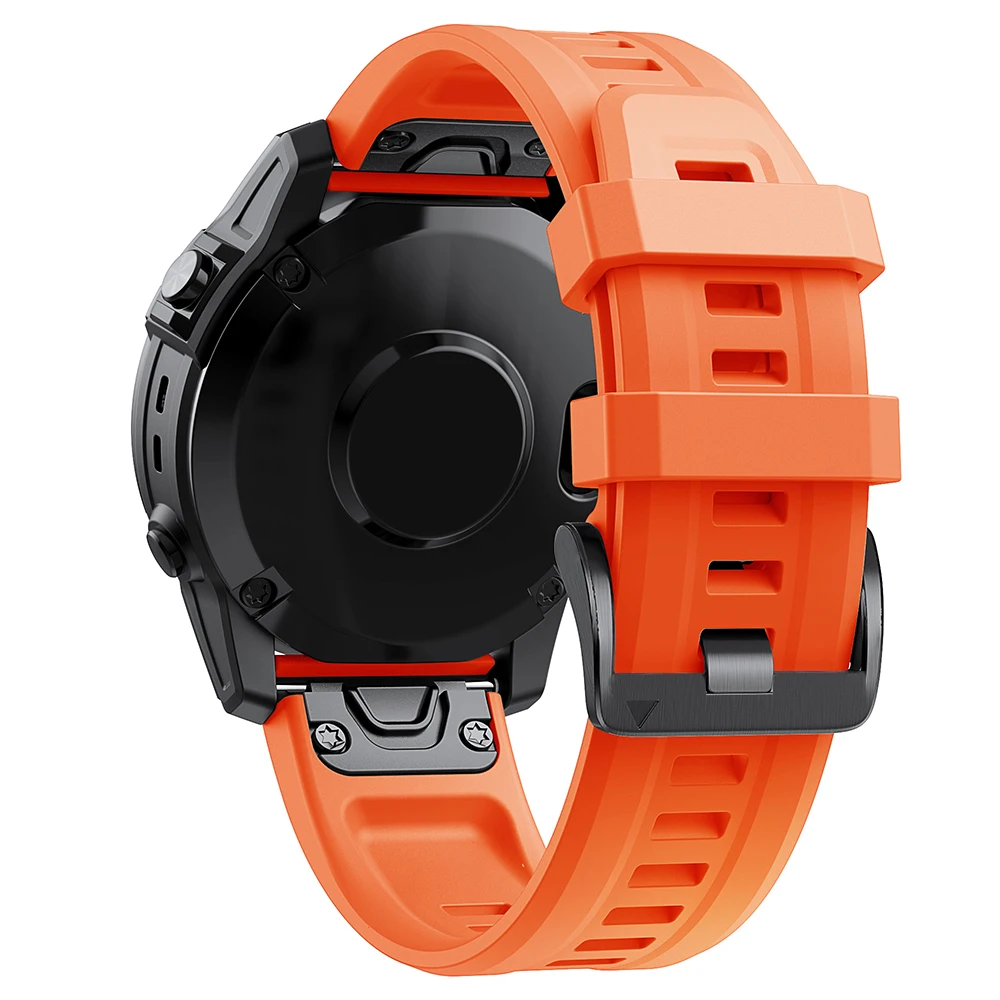 26 22MM Official Watchband for Garmin Fenix 7 7X Epix/Coros VERTIX/VERTIX 2 Watch Quick Release Silicone Easyfit Wristband Strap 