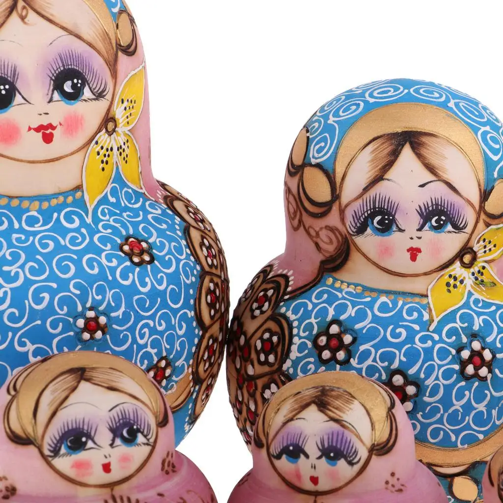 

15 шт., деревянные русские гнездовые куклы