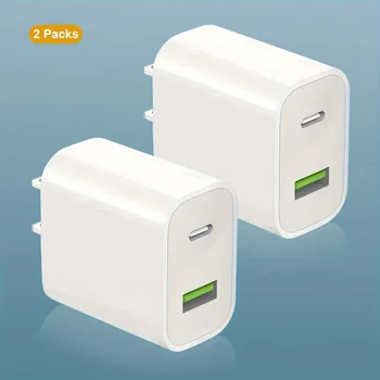 Dual USB-C Charger Block 1