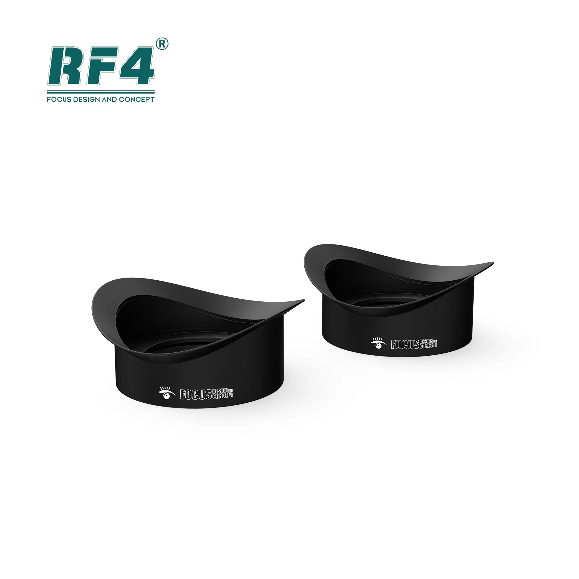 RF4 Trinocular Stereo Microscope Eye Guards Binocular microscope Rubber Eyepiece Cups Shield Microscope Eyepiece Cover