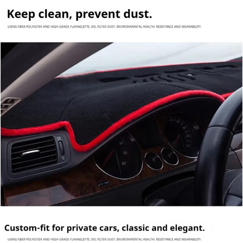 Copertura del cruscotto dell'auto Tappetini parasole Evitare i cuscinetti luminosi Pannello strumenti protettivo per i modelli Toyota Yaris 2010-2023 - Image 3