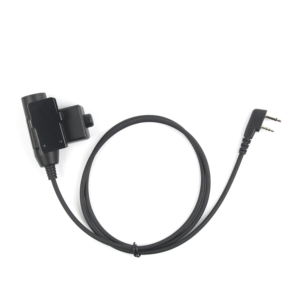 Motorcycle Bike Fighting Helmet Bone Conduction Headset with U94 PTT Adapter for Icom V8 V80 V82
