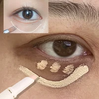 Soft Double Head Concealer Pen with Blush Head Lasting Cover Dark Circles Acne Mark Waterproof Shadow Contouring Pencil Cosmetic 1