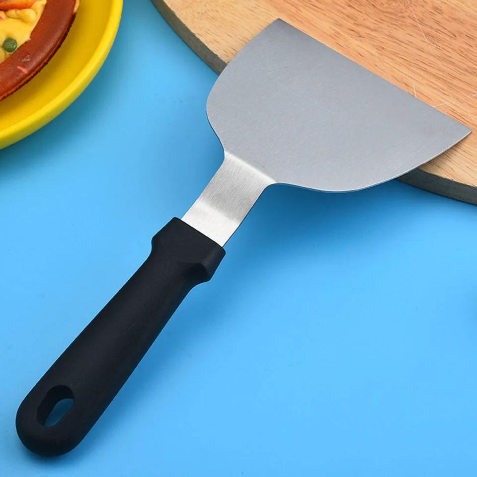 Stainless Steel Metal Griddle Spatula Hamburger Turner Scraper Pancake Flipper Great for BBQ Grill