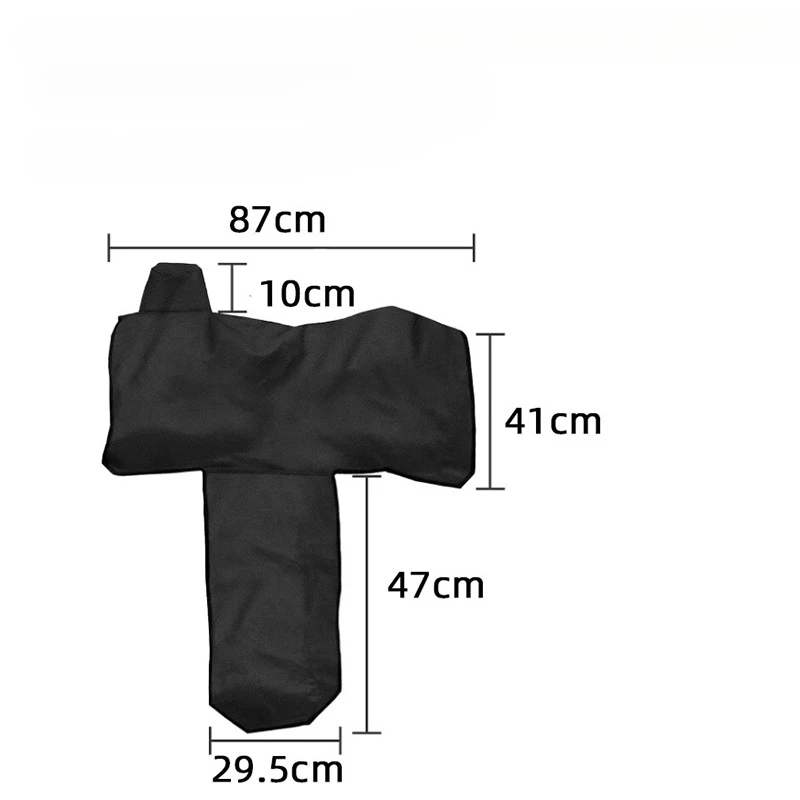 600D Oxford Cloth High Elasticity Dust-proof Saddle Cover Black Saddle Cover for Storage of Horse Gear Dust-proof  Horse Saddle 6