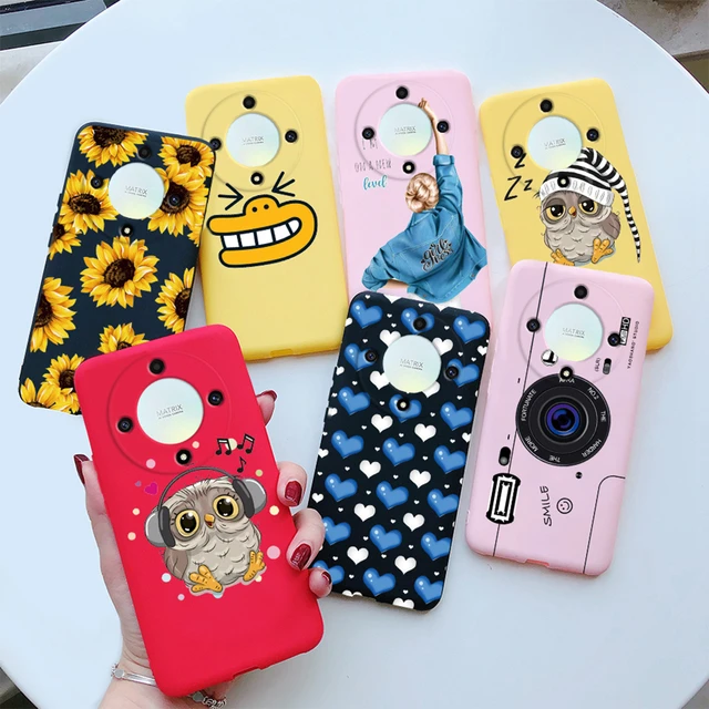 Comprar Para Honor Magic5 Lite Magic 5 Lite funda trasera de silicona suave  funda de teléfono de dibujos animados moda