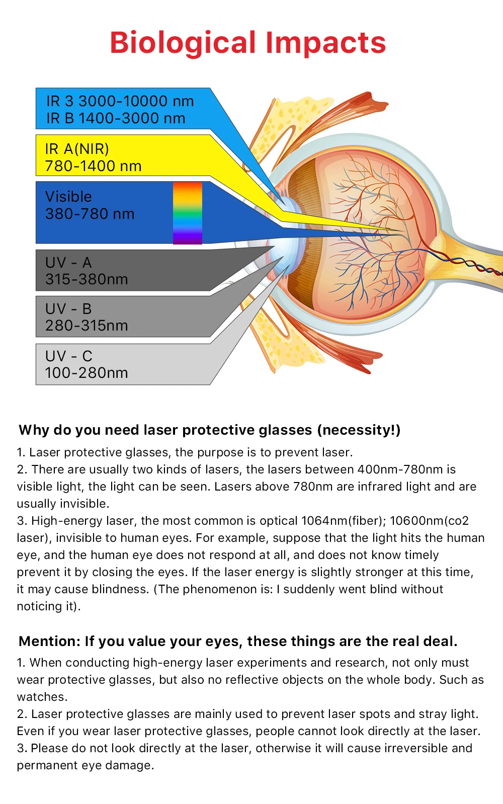Ultrarayc 10,6 um CO2-Laserschutzbrille Typ A Kleine Schutzbrille Schildschutzbrille für Co2-Lasermaschine – Detail 8