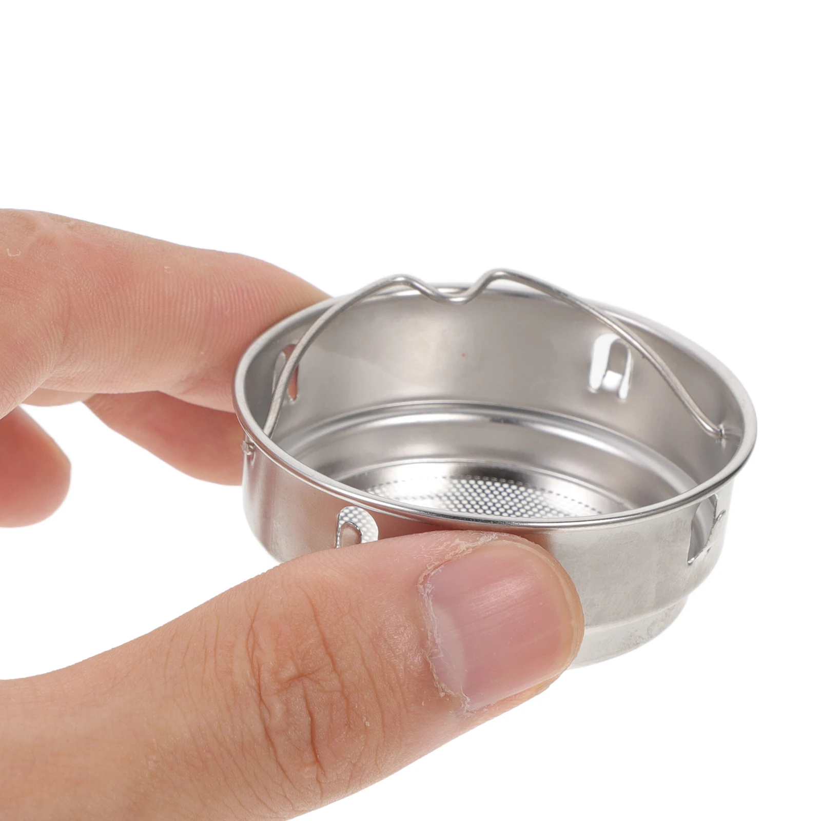 2 Pcs Loose Leaves Tea Drain Filter Fitness Strainer Mesh Infusers Stainless Steel