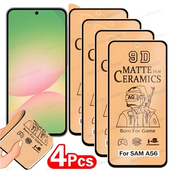 Pellicola ceramica opaca 4Ps per Samsung Galaxy A56 A55 A54 A53 A33 A34 A24 A14 A35 A25 A36 A26 A16 A15 5G Protezione schermo a copertura totale