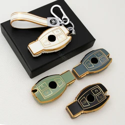 TPU Car Key Case Cover Shell For Mercedes Benz A C E S G Class GLA CLA GLK GLC W204 463 176 251 205 Protector Holde accessories