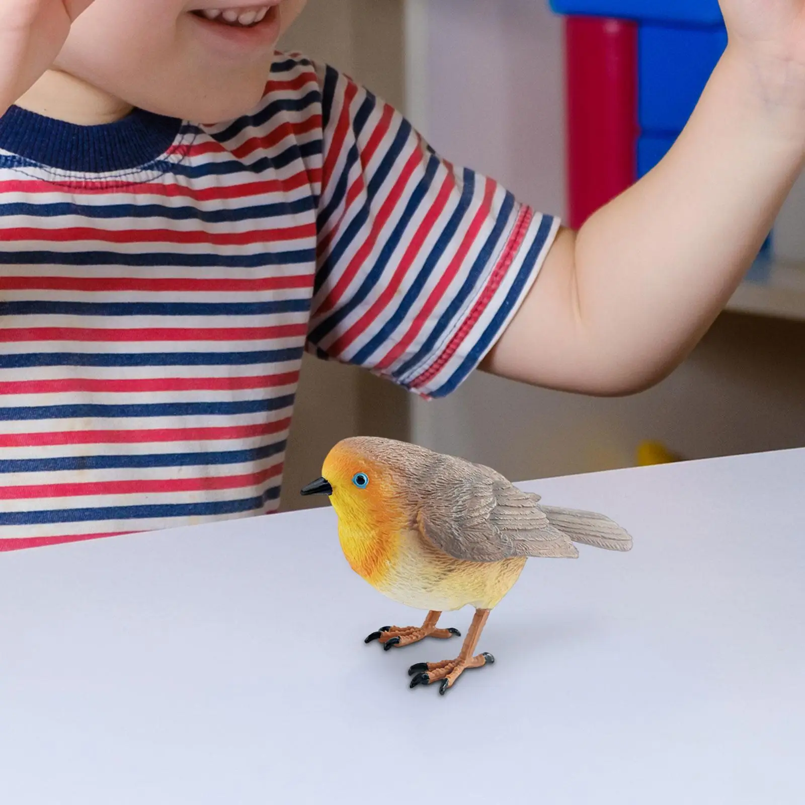 

Имитация птиц, Фигурки игрушек для детей, раннее образование, модель птицы-пересмешника для